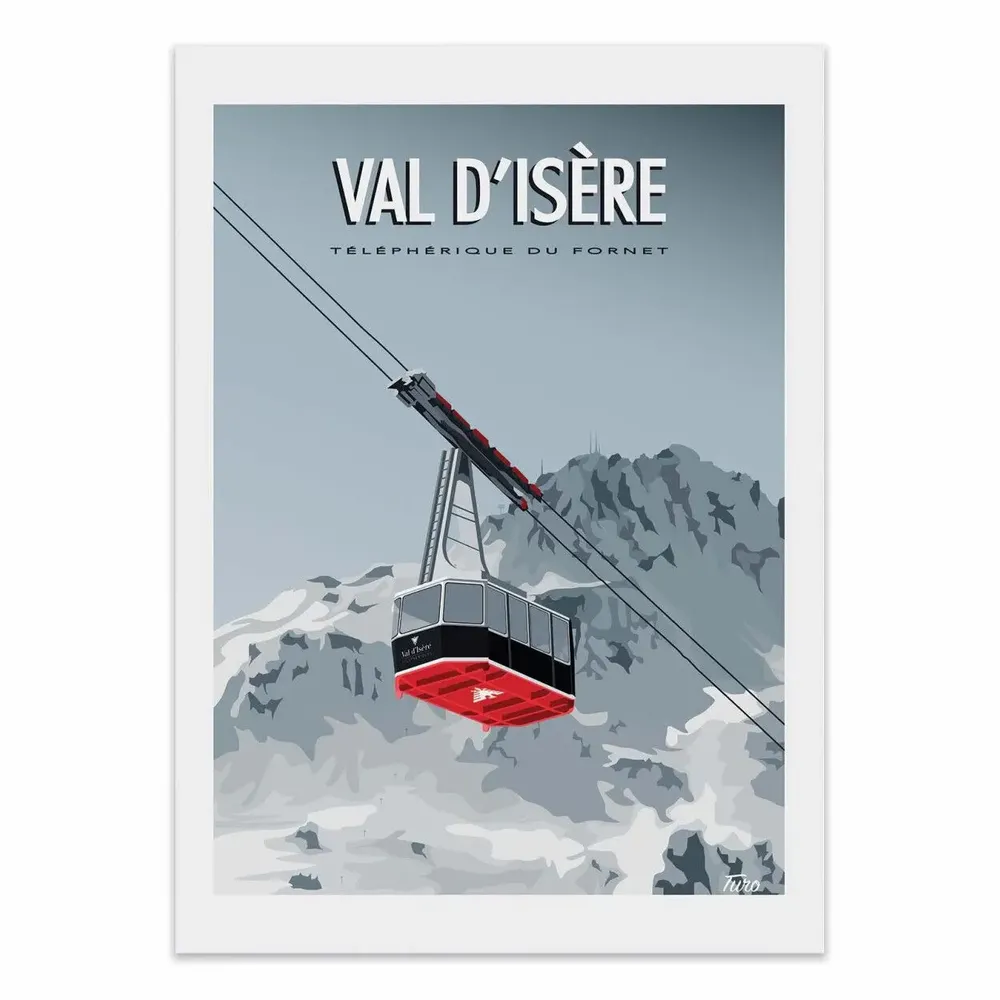 Affiches - Affiche - Val d'Isère - Turo - WALL EDITIONS