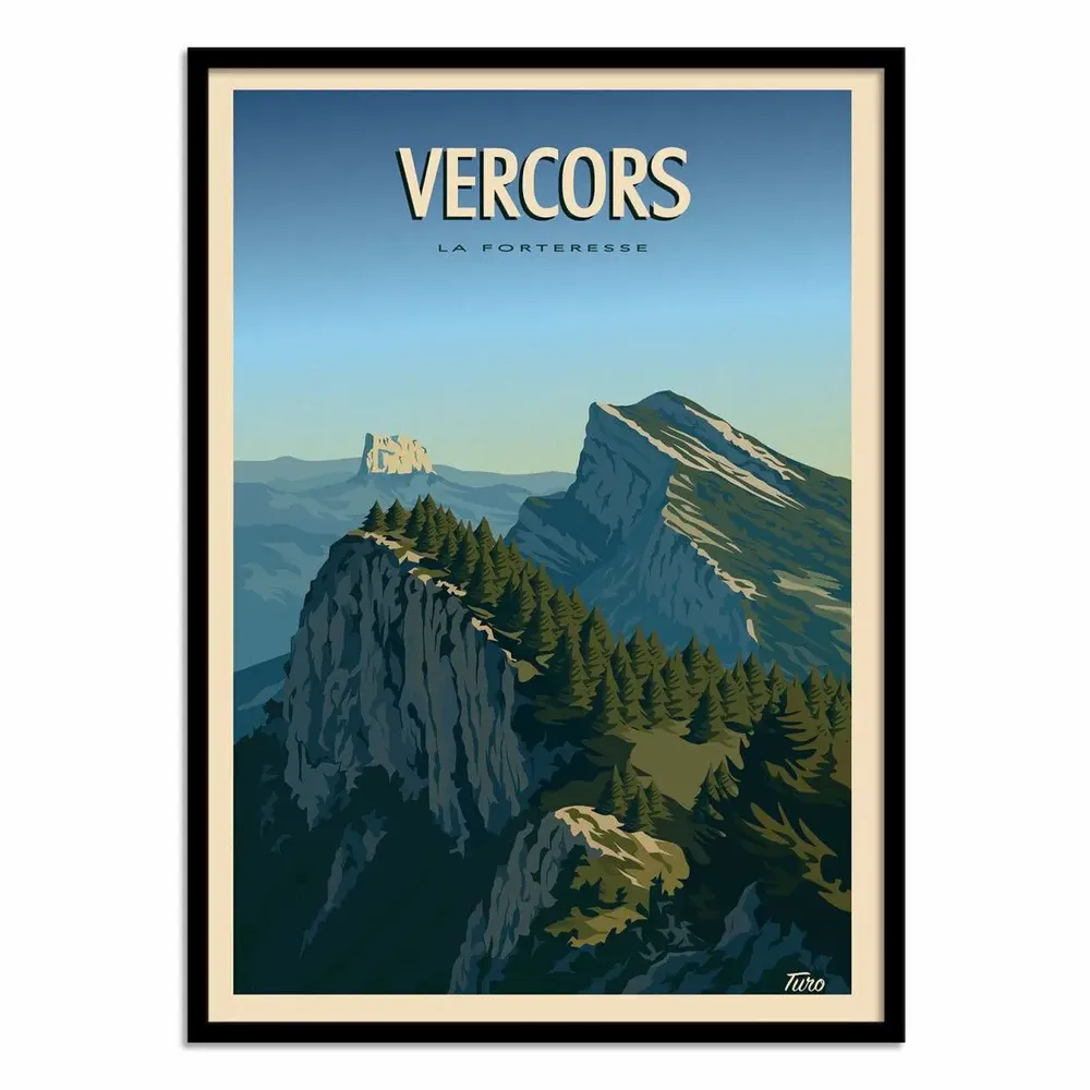 Poster - Art-Poster - Vercors V2 - Turo - WALL EDITIONS