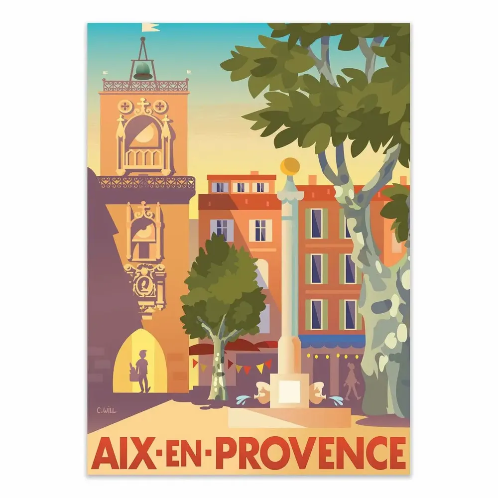 Affiches - Affiche - Aix-en-Provence - Christophe Williart - WALL EDITIONS