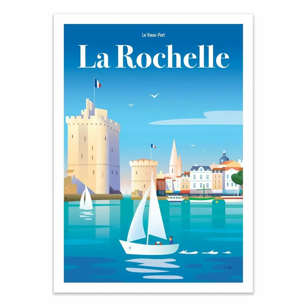 Affiches - Affiche - La Rochelle - Christophe Williart - WALL EDITIONS