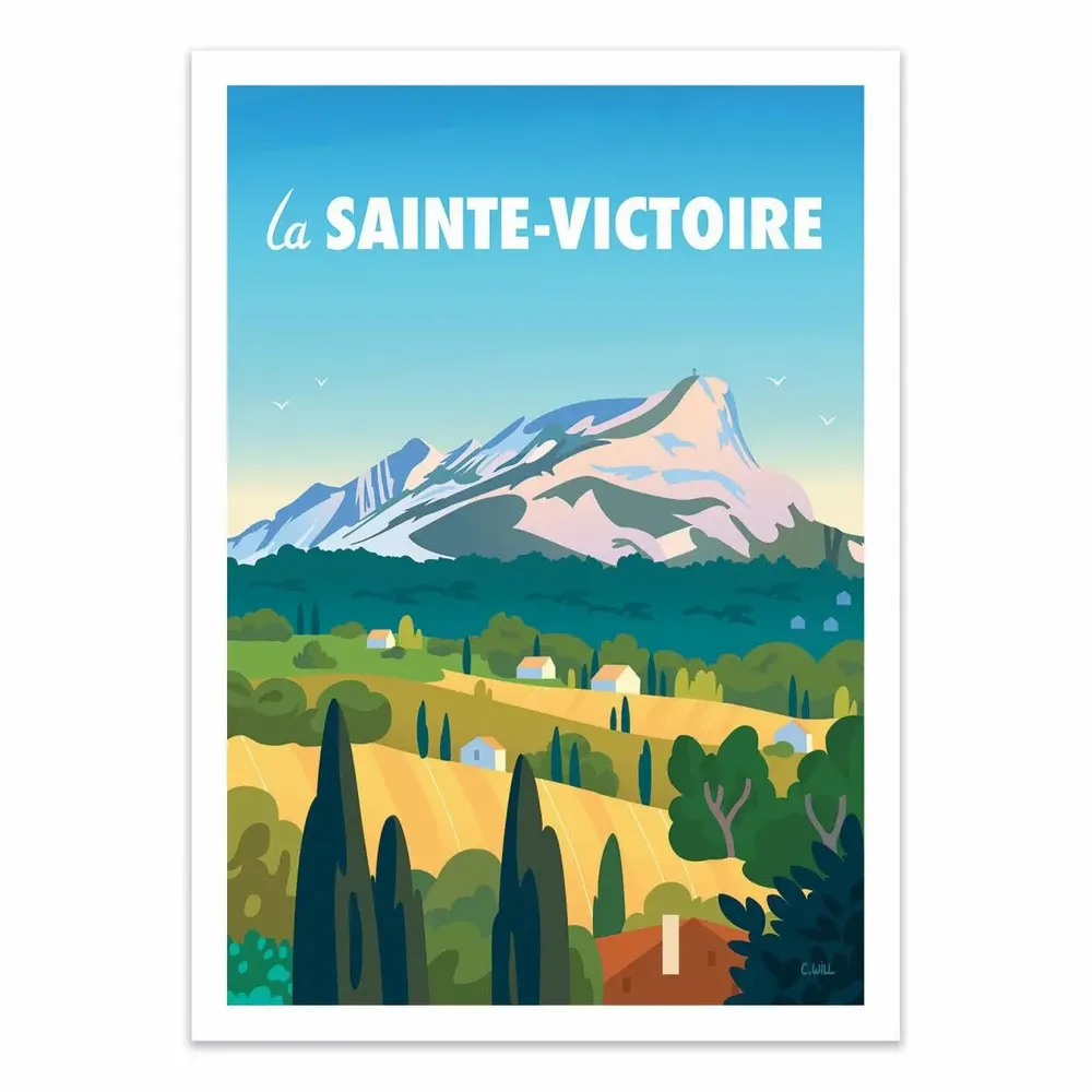 Poster - Art-Poster - Sainte Victoire - Christophe Williart - WALL EDITIONS