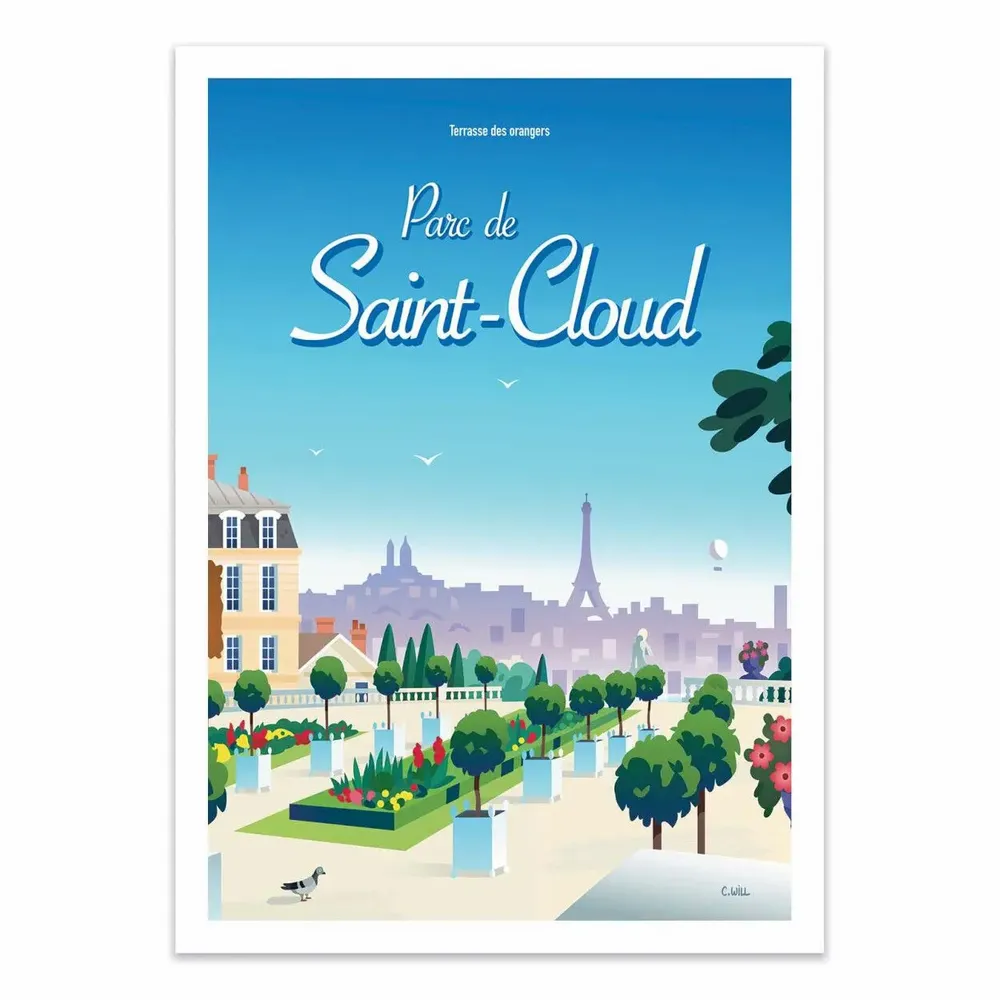 Poster - Art-Poster - Saint-Cloud - Christophe Williart - WALL EDITIONS