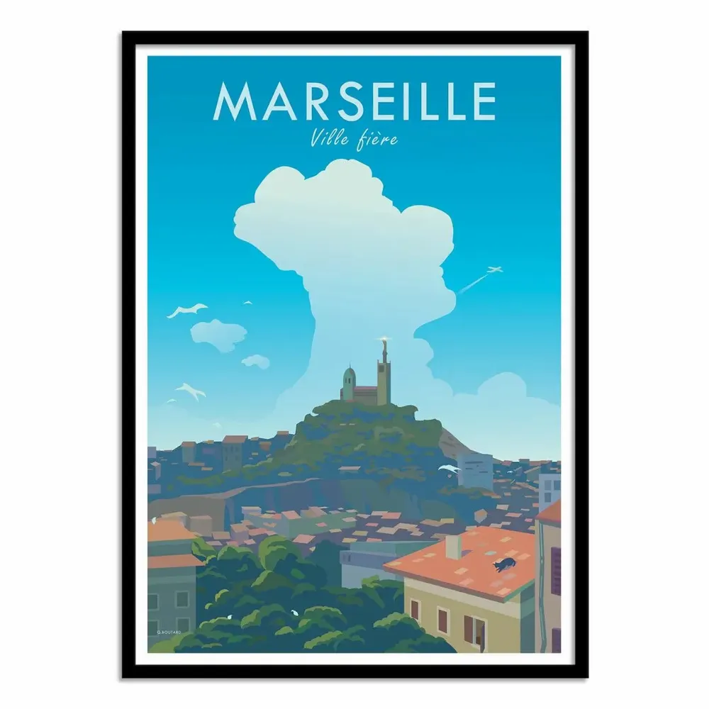 Affiches - Affiche - Marseille - Quentin Boutard - WALL EDITIONS