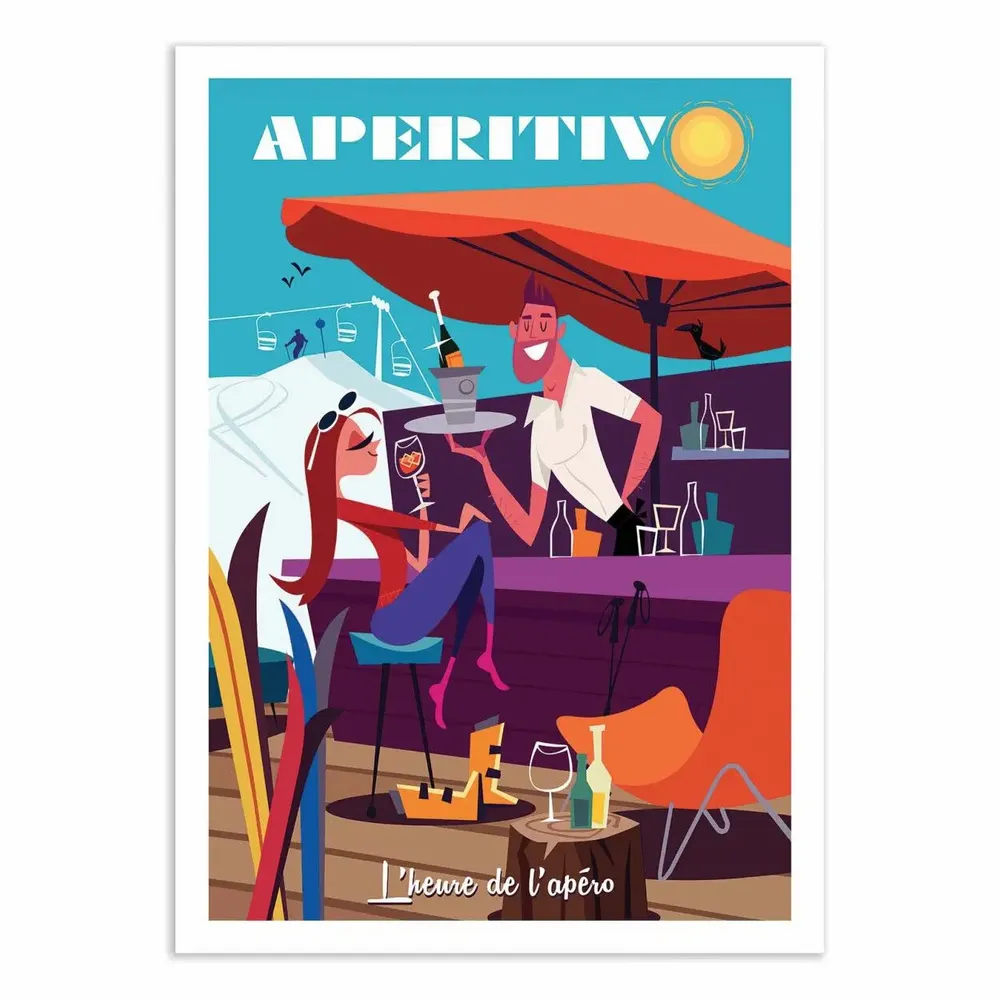 Affiches - Affiche - Aperitivo - Gary Godel - WALL EDITIONS