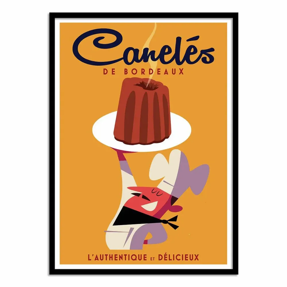 Poster - Art-Poster - Canelés - Gary Godel - WALL EDITIONS