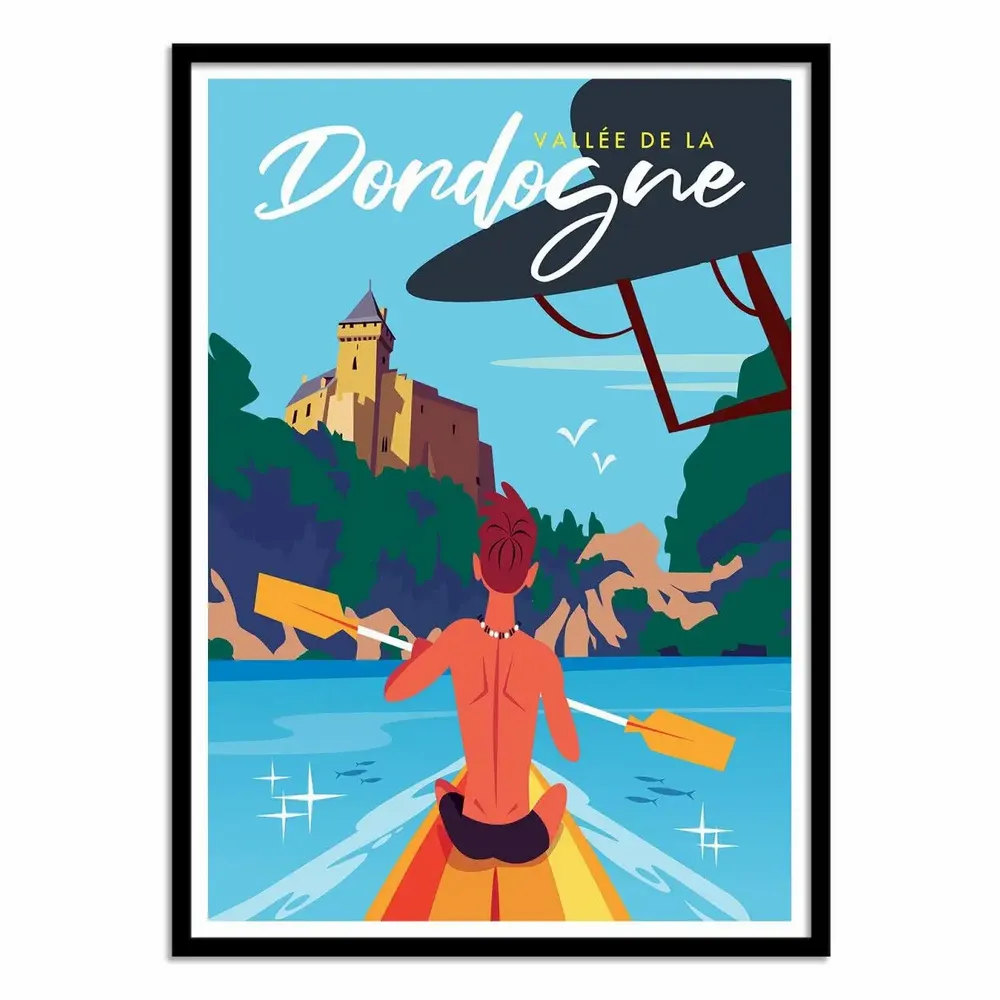 Poster - Art-Poster - Dordogne - Gary Godel - WALL EDITIONS
