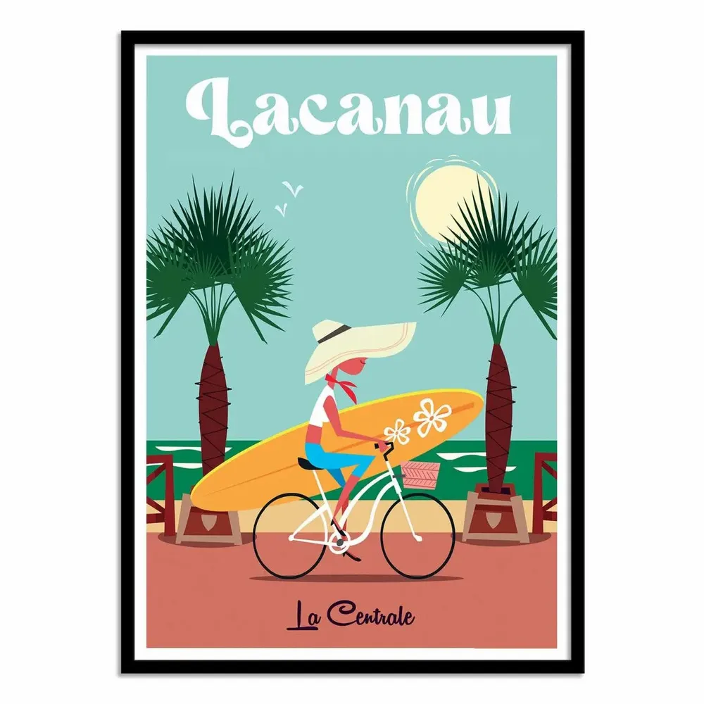 Poster - Art-Poster - Lacanau - Gary Godel - WALL EDITIONS