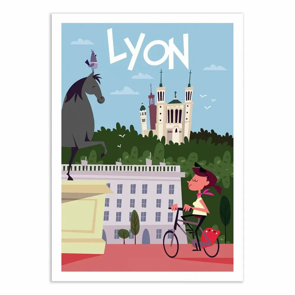 Affiches - Affiche - Lyon - Gary Godel - WALL EDITIONS