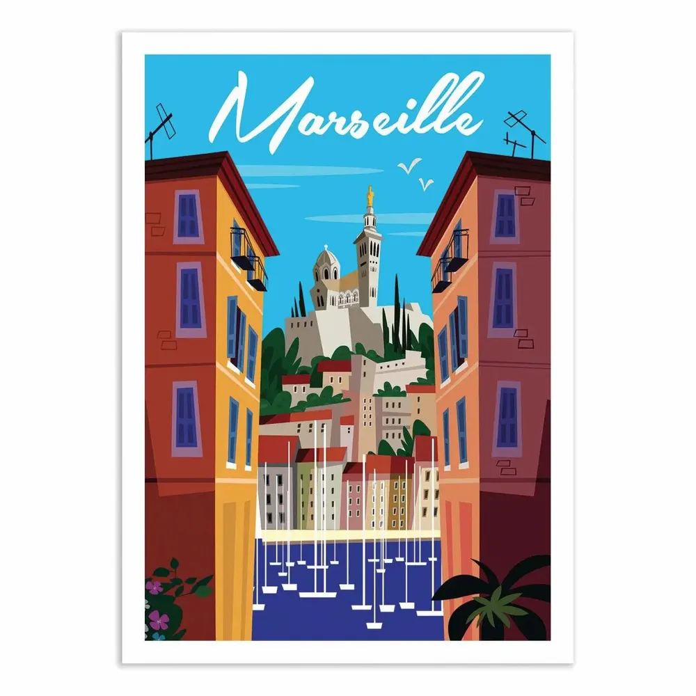 Affiches - Affiche - Marseille V3 - Gary Godel - WALL EDITIONS