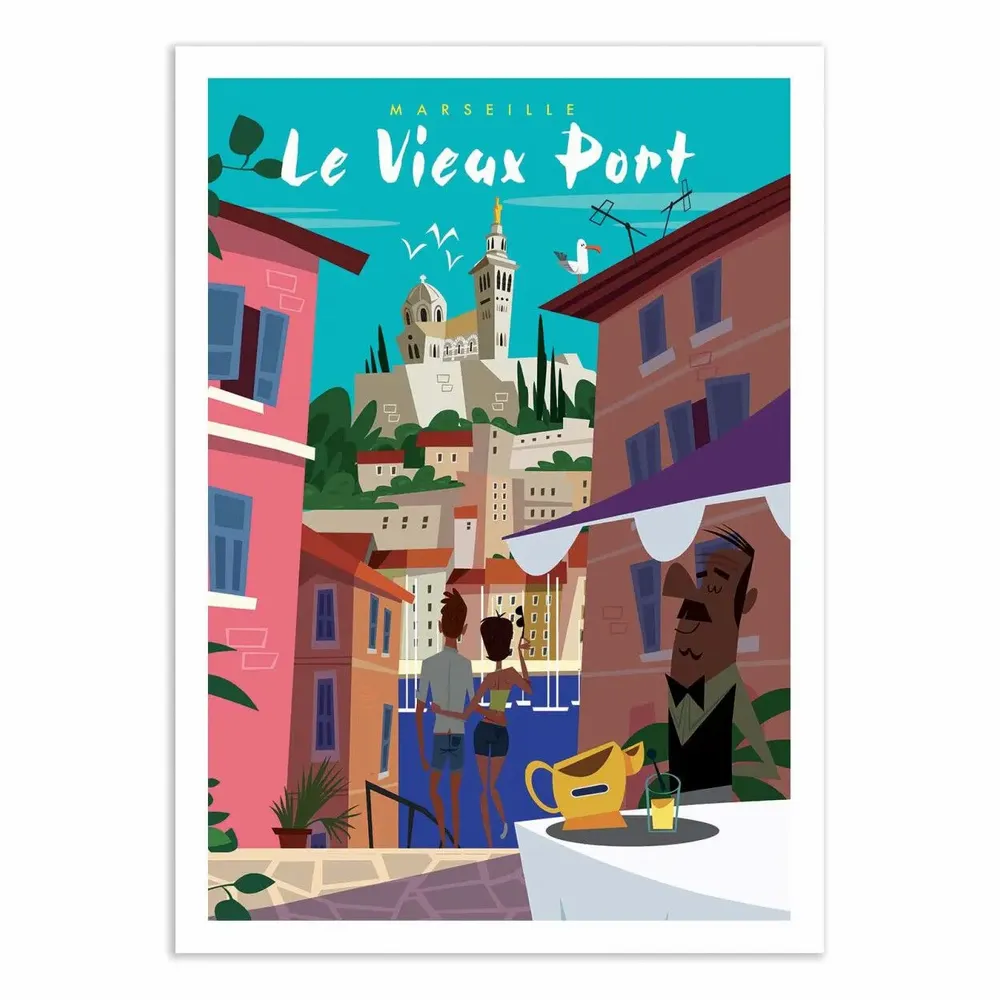 Affiches - Affiche - Marseille V2 - Gary Godel - WALL EDITIONS