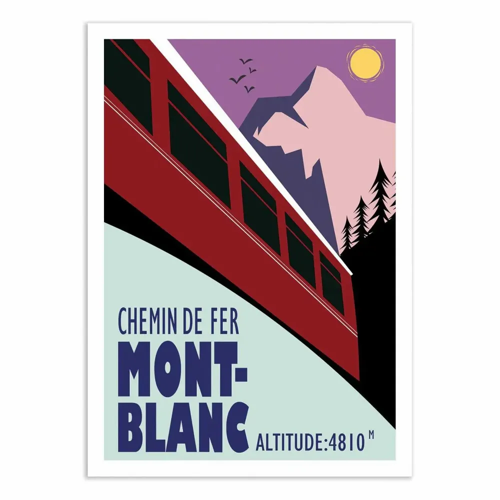 Affiches - Affiche - Mont-Blanc - Gary Godel - WALL EDITIONS