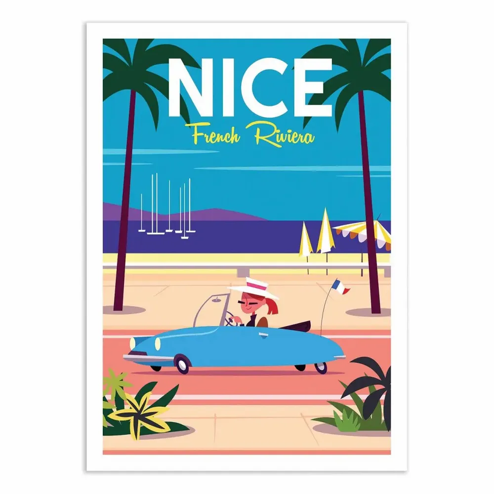 Poster - Art-Poster - Nice - Gary Godel - WALL EDITIONS