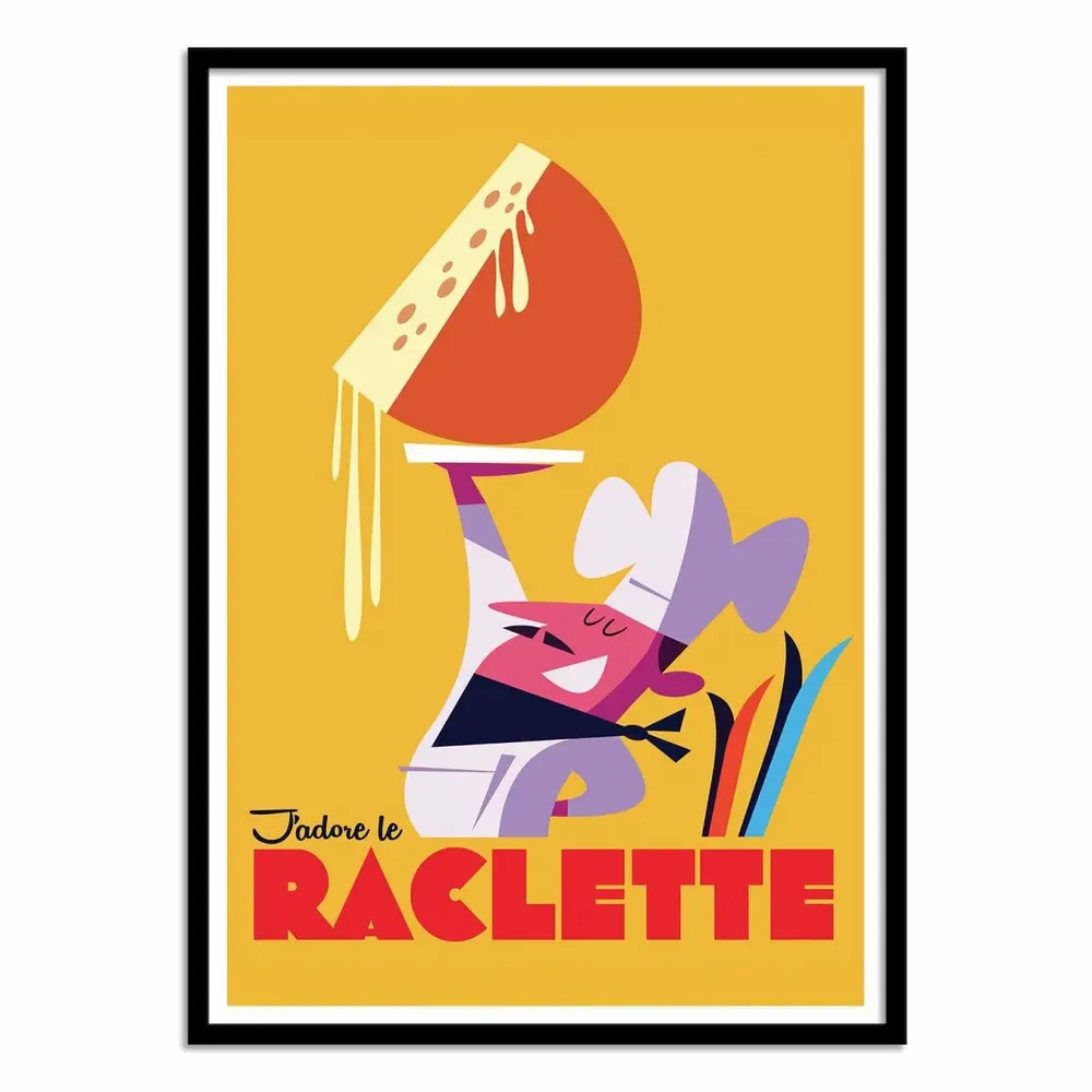 Poster - Art-Poster - Raclette - Gary Godel - WALL EDITIONS