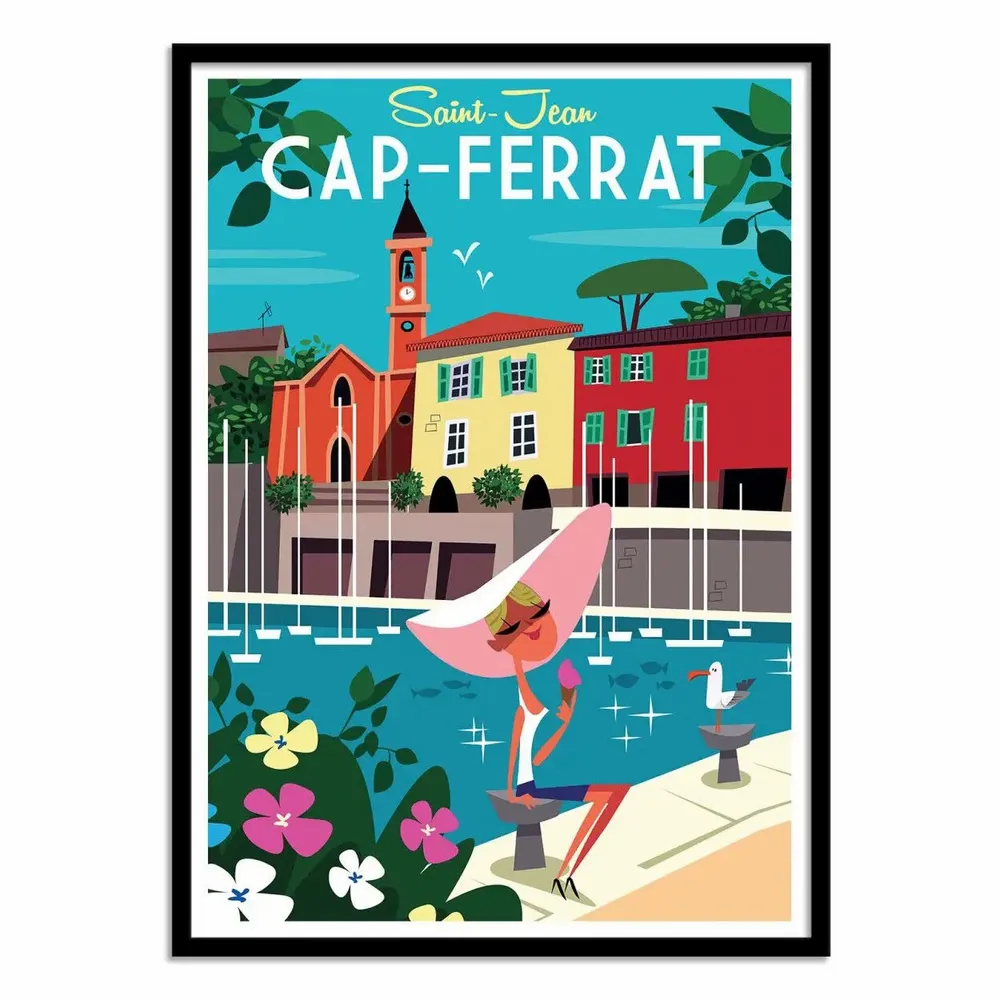 Affiches - Affiche - Saint-Jean Cap Ferrat - Gary Godel - WALL EDITIONS