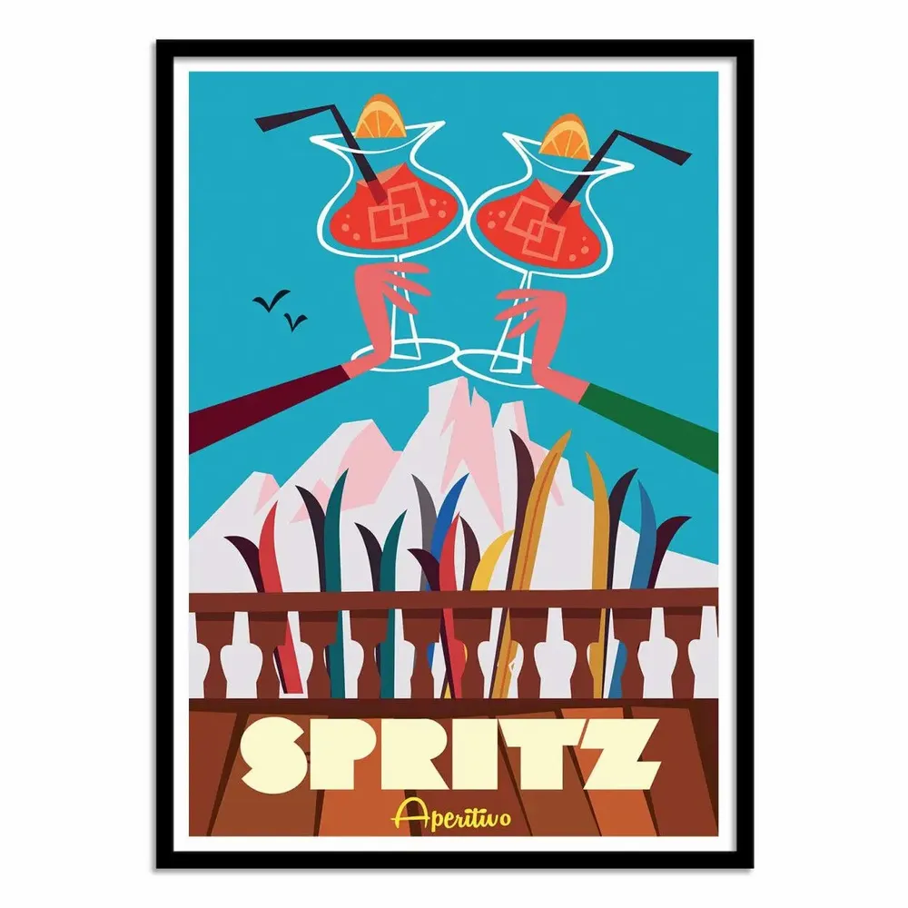 Affiches - Affiche - Spritz - Gary Godel - WALL EDITIONS