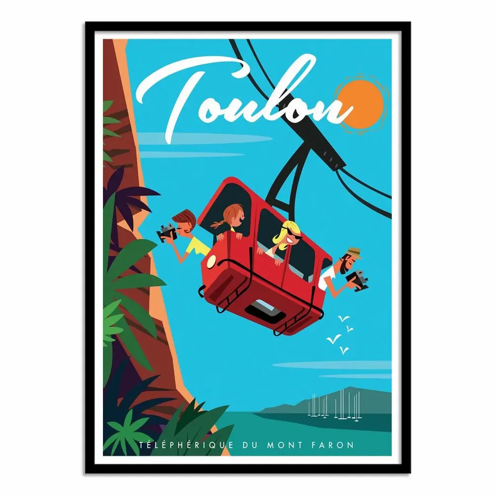 Poster - Art-Poster - Toulon - Gary Godel - WALL EDITIONS