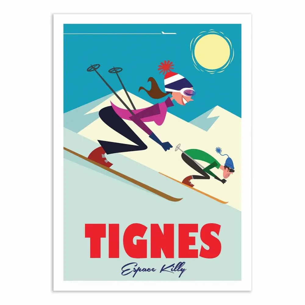 Poster - Art-Poster - Tignes - Gary Godel - WALL EDITIONS