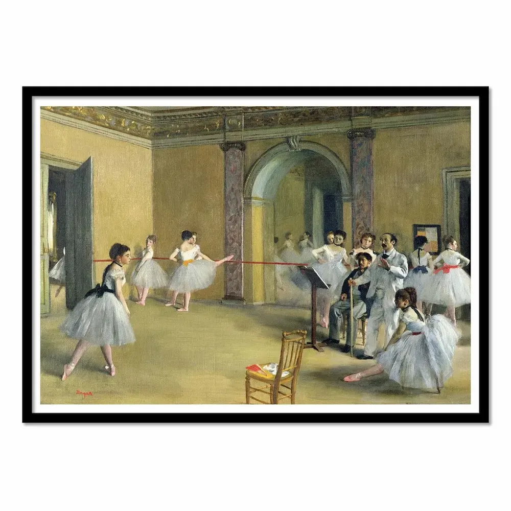Poster - Art-Poster - Le Foyer de la danse Ã l'Opéra de la rue Le Peletier 1872 - Edgar Degas - WALL EDITIONS
