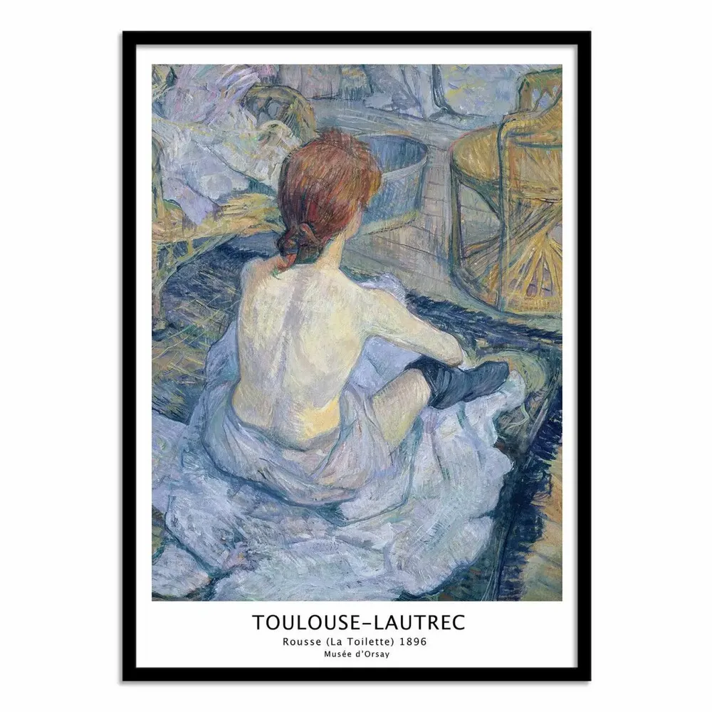 Affiches - Affiche - Rousse (La Toilette) 1896 - Henri de Toulouse-Lautrec - WALL EDITIONS