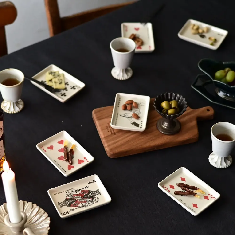 Everyday plates - Marupote card - mini plate - MARUMITSU POTERIE