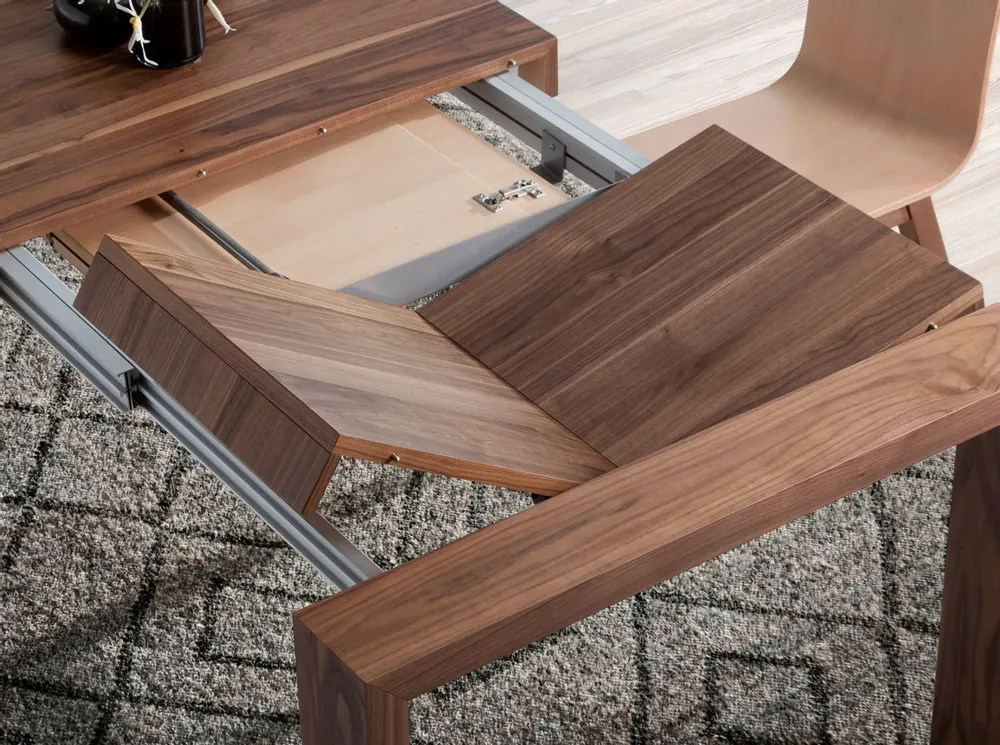 Dining Tables - Walnut extendable dining table - ANGEL CERDÁ
