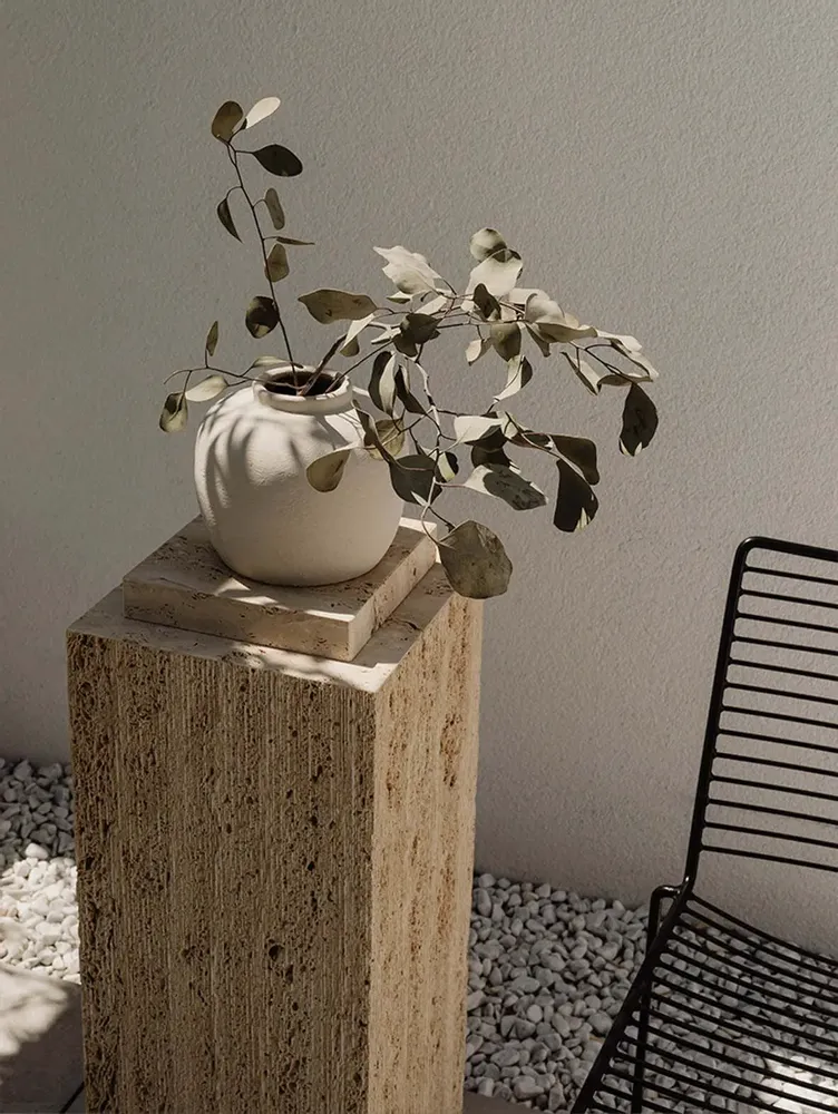 Other tables - TURI Stone Pedestal - UN'COMMON
