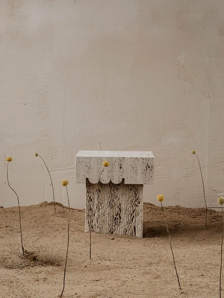 Autres tables  - ORO - table d'appoint en pierre - UN'COMMON