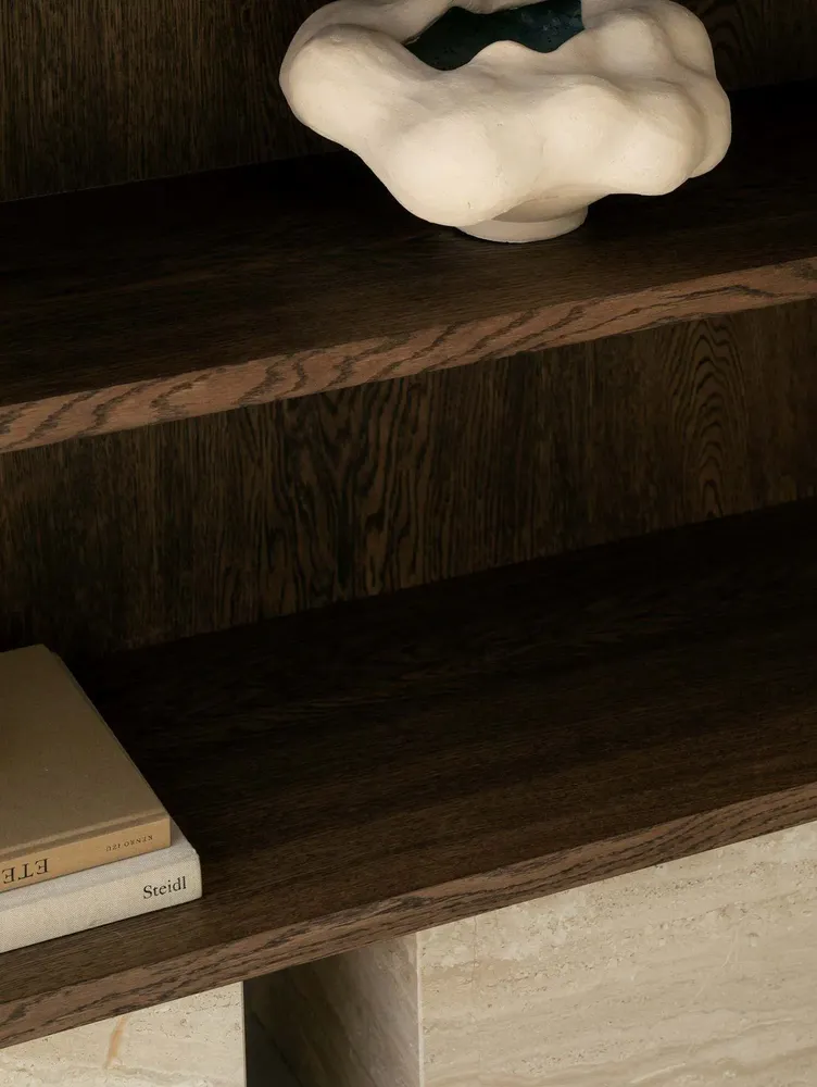 Sideboards - BLOCK Sideboard - Oak and Marble Sideboard - UN'COMMON