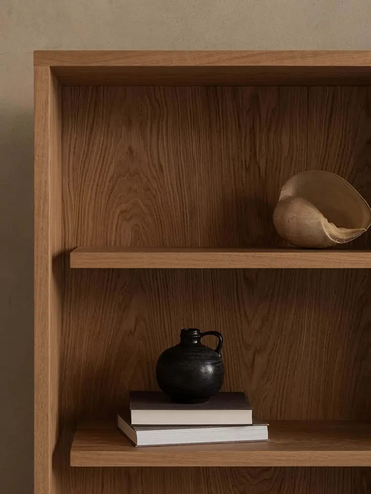 Bibliothèques - BLOCK Cabinet - bibliothèque en chêne et marbre - UN'COMMON