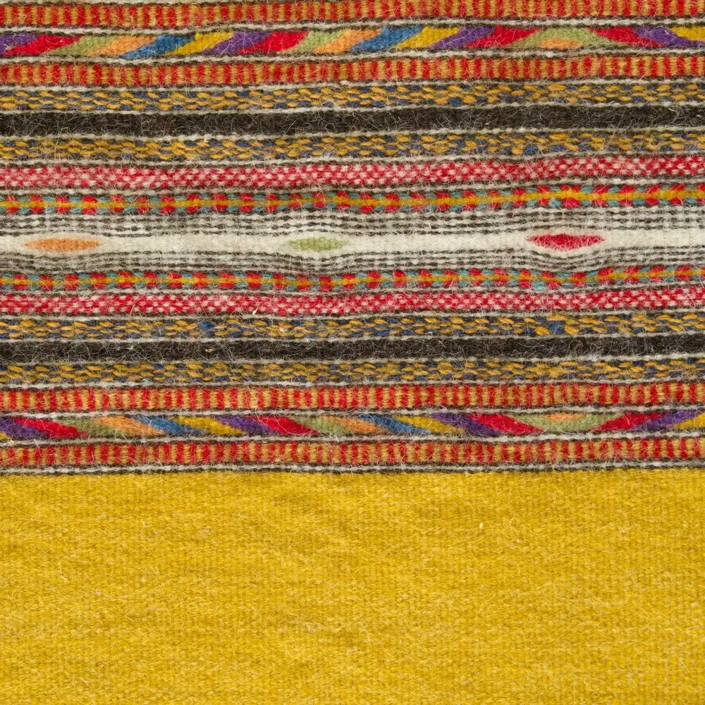Tapisseries - Portospino Jaune, panneau mural tissé à la main - EUGENIA PINNA