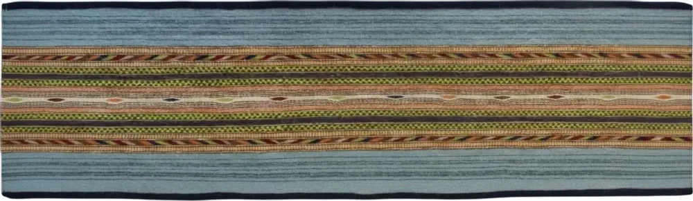 Tapestries - Portospino Sky Blue, handwoven wall panel - EUGENIA PINNA