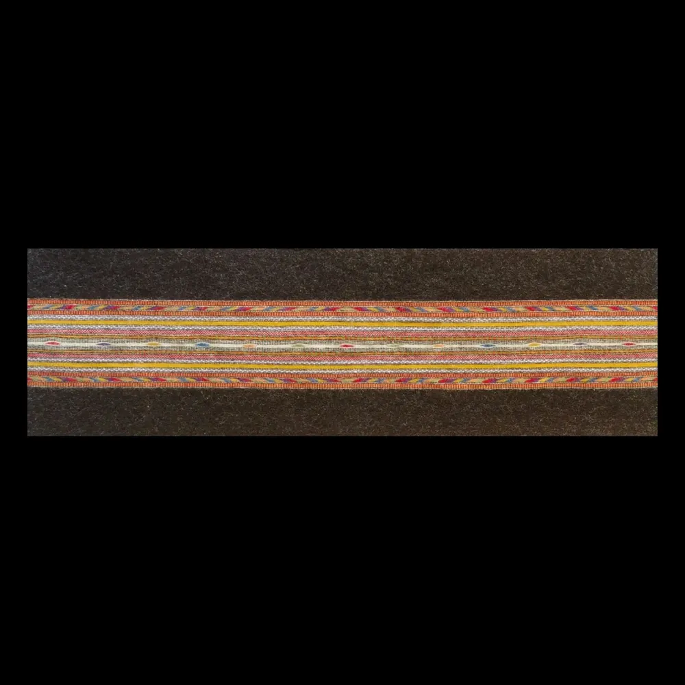 Tapestries - Portospino Natural Black, handwoven wall panel - EUGENIA PINNA