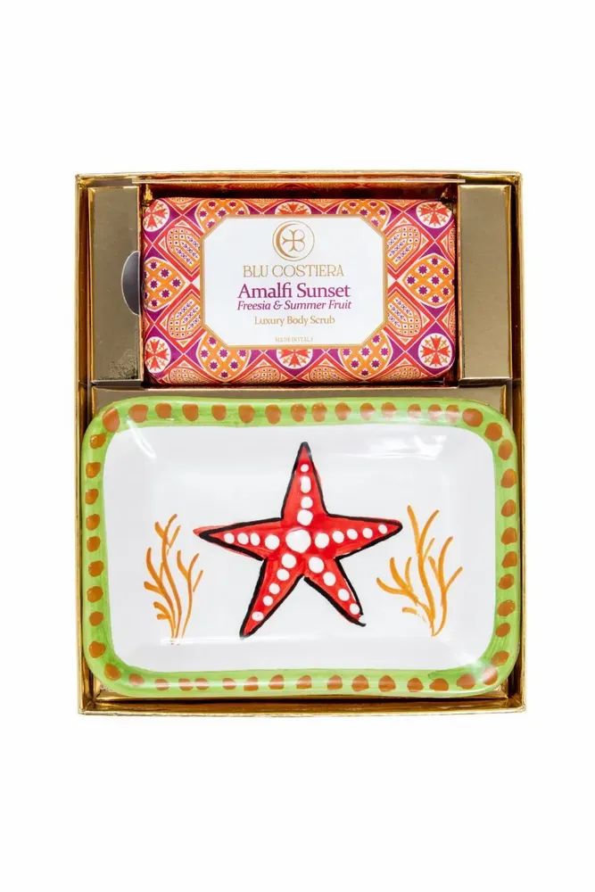 Soaps - Box Amalfi Body Scrub Freesia & freshly Fruit Body Scrub - BLU COSTIERA