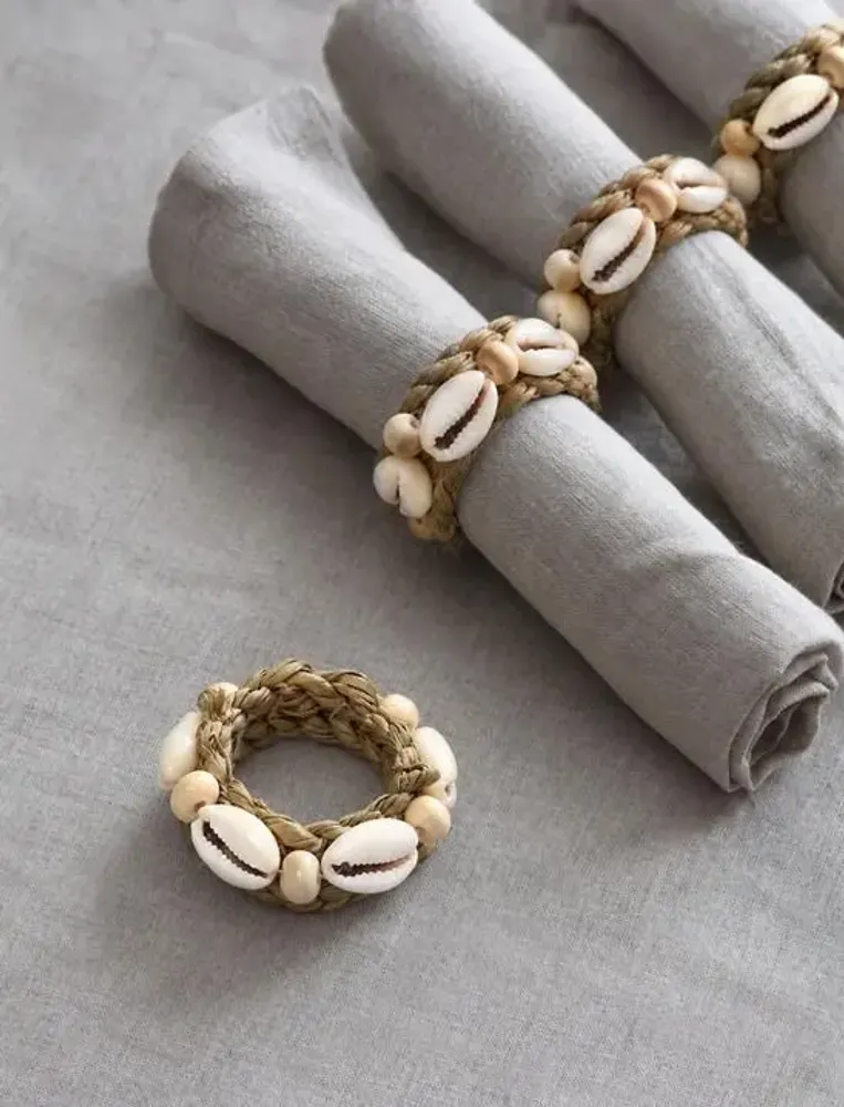 Couverts & ustensiles de cuisine - Le Rond de Serviette Shell - BAZAR BIZAR LIVING