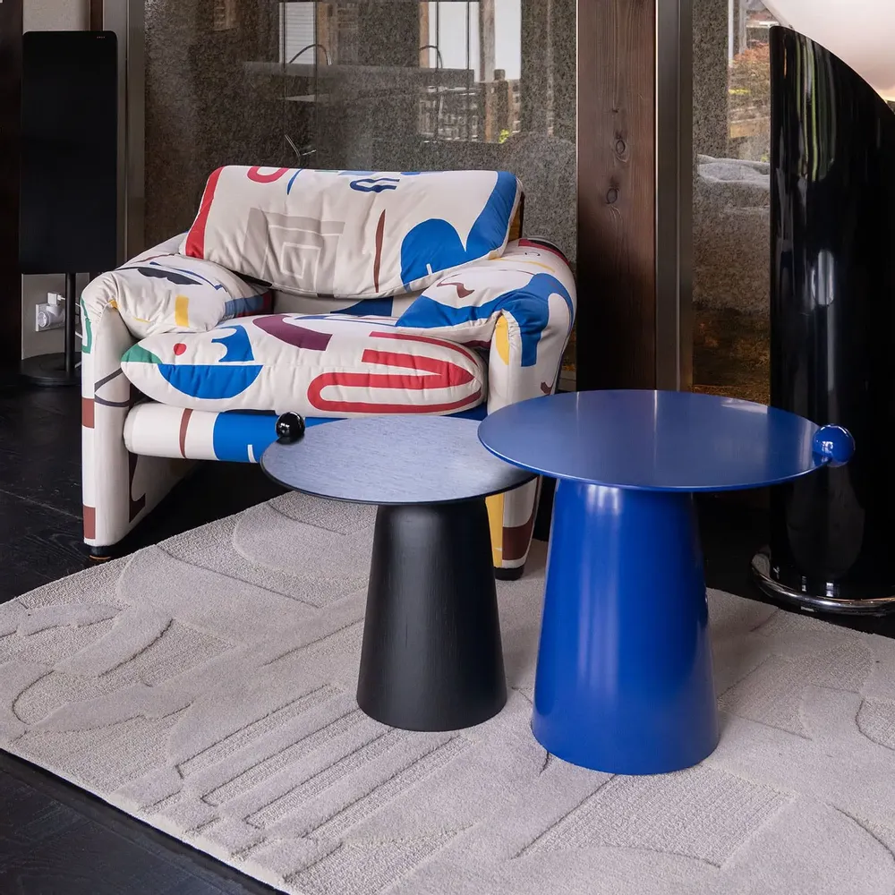 Autres tables  - MZM Ball Pin Table L - Noir - MUZEUM