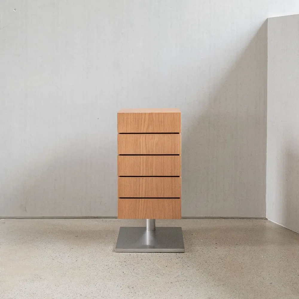 Boîtes de rangement  - MZM Spin Stack Low - Chêne - MUZEUM