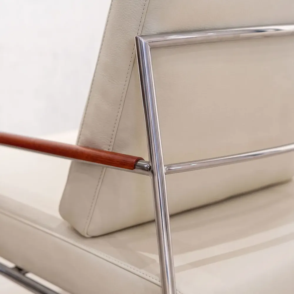 Lounge chairs - MZM Lounge Chair 20 002 - Ivory - MUZEUM