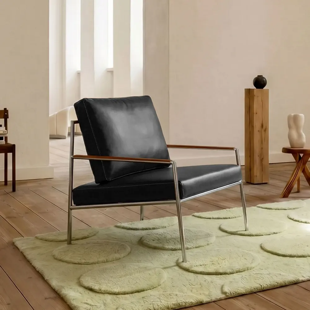 Lounge chairs - MZM Lounge Chair 20 002 - Black - MUZEUM