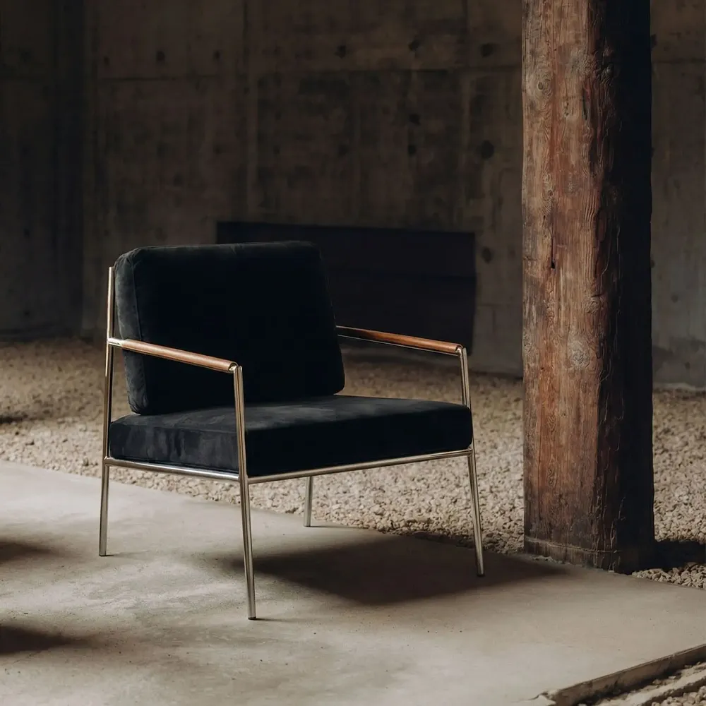 Lounge chairs - MZM Lounge Chair 20 003 - Black - MUZEUM