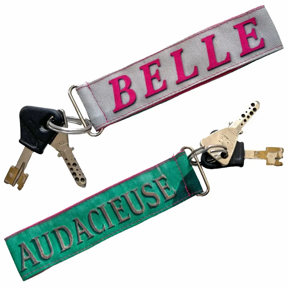 Leather goods - Paris Words Keychains : Words to Carry Everywhere - MARON BOUILLIE