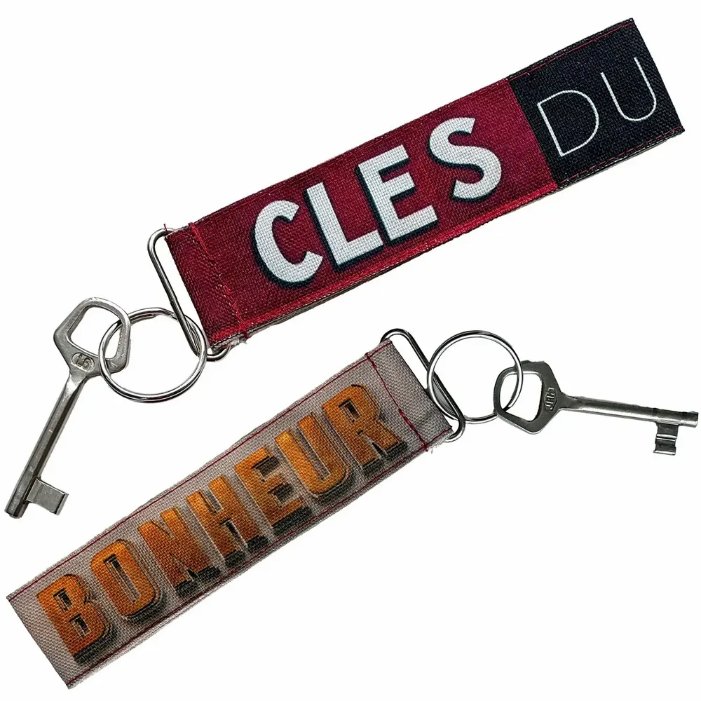 Leather goods - Paris Words Keychains : Words to Carry Everywhere - MARON BOUILLIE