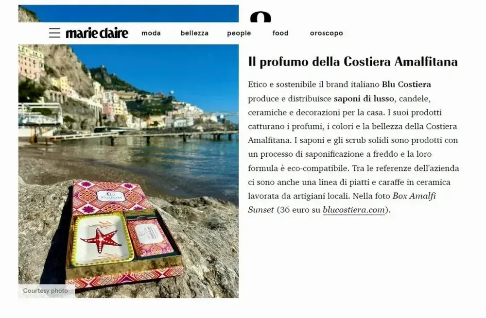 Savons - Gift Box Amalfi au freesia et aux fruits frais - BLU COSTIERA