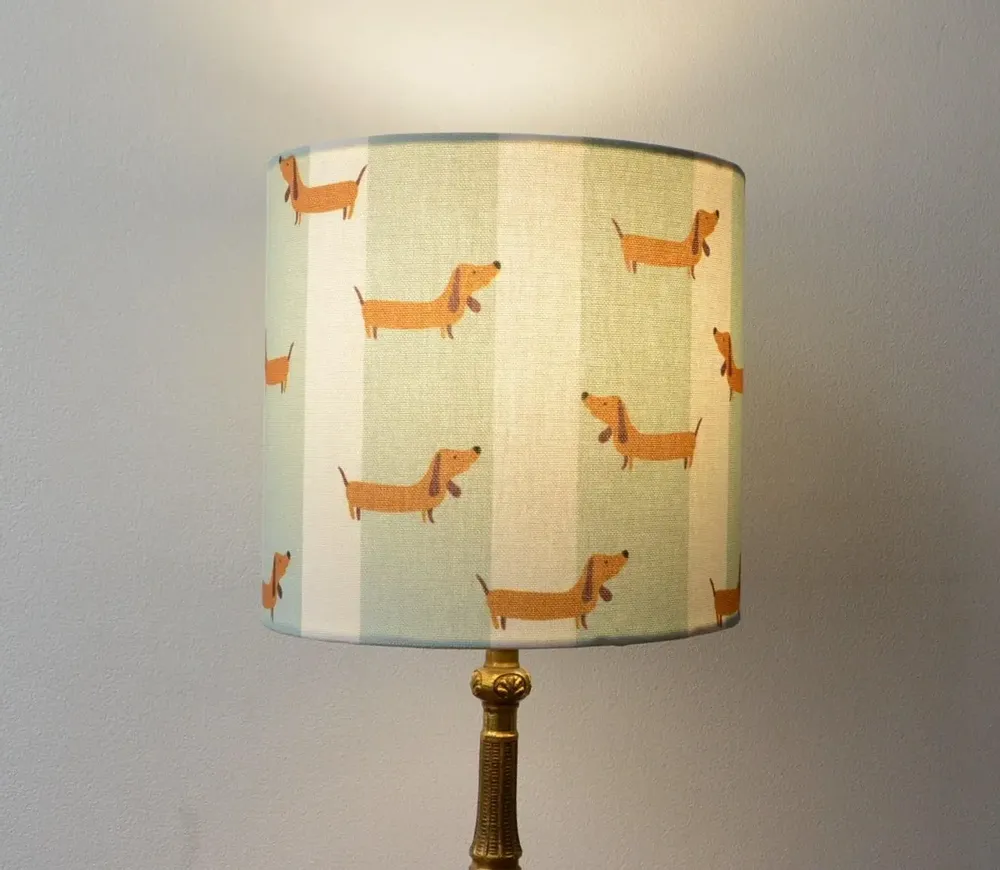 Lampes de table - Abat-jour imprimé chien - CHATEAU TALES