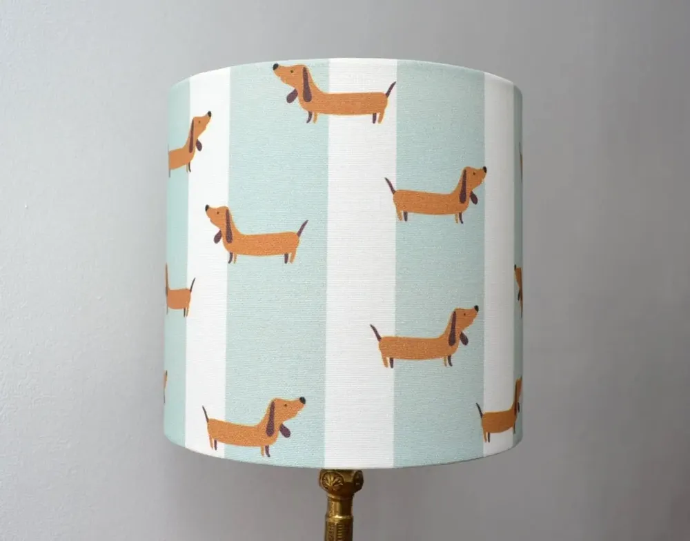 Lampes de table - Abat-jour imprimé chien - CHATEAU TALES