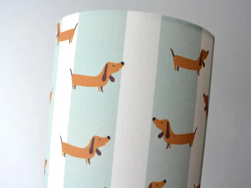 Lampes de table - Abat-jour imprimé chien - CHATEAU TALES