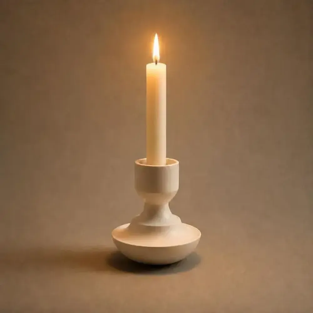 Candlesticks and candle holders - Mini Vase & Candle Holder in white porcelain - Mini 0.1 - CALLIGRAMME