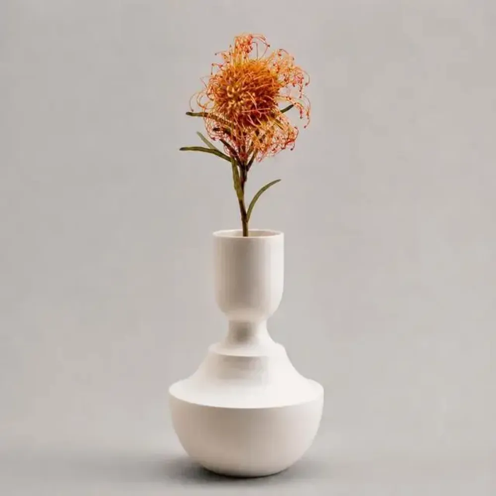 Vases - Mini Vase & Candle Holder in white porcelain - Mini 0.3 - CALLIGRAMME