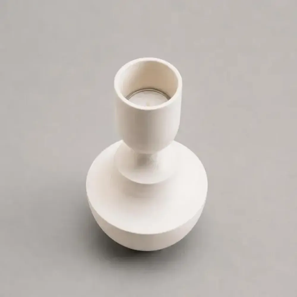 Vases - Mini Vase & Candle Holder in white porcelain - Mini 0.3 - CALLIGRAMME