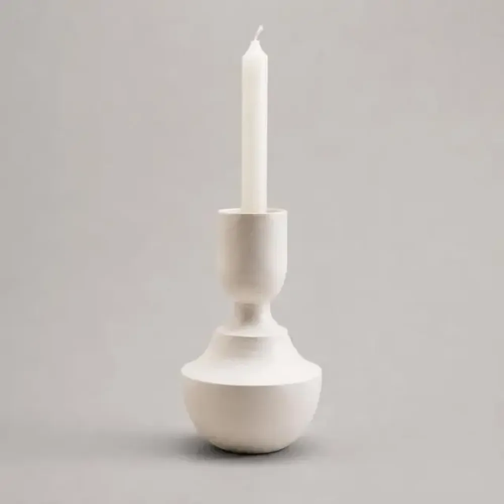 Vases - Mini Vase & Candle Holder in white porcelain - Mini 0.3 - CALLIGRAMME
