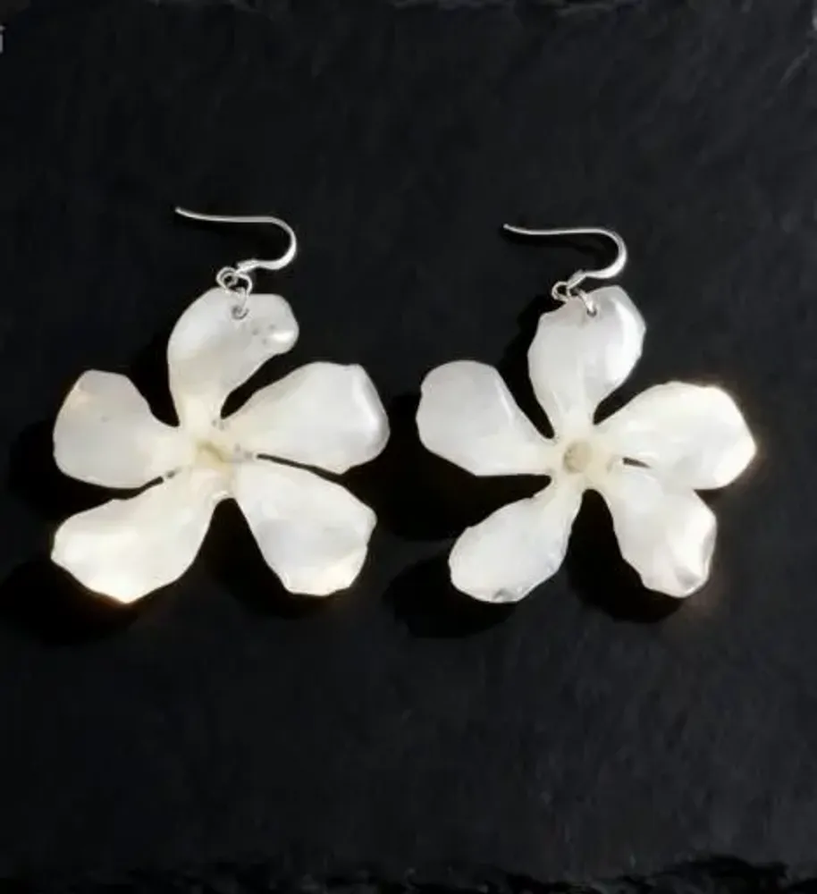 Bijoux - Boucles d'oreilles White Jasmine - V UNIQUENESS FINE GREEK JEWELRY
